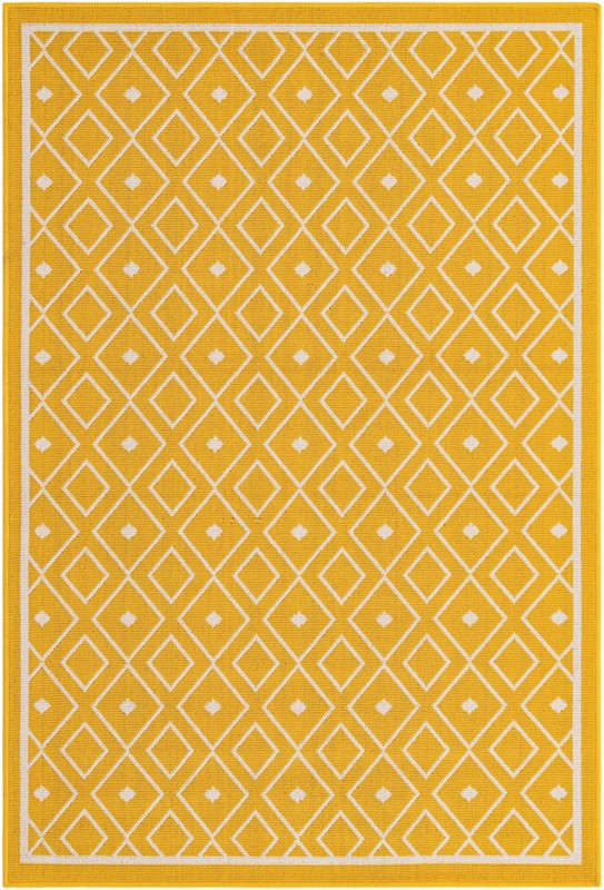 Revell · Border Outdoor Rug, yellow