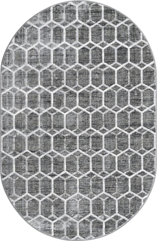 Babcock · Geometric rug, grey