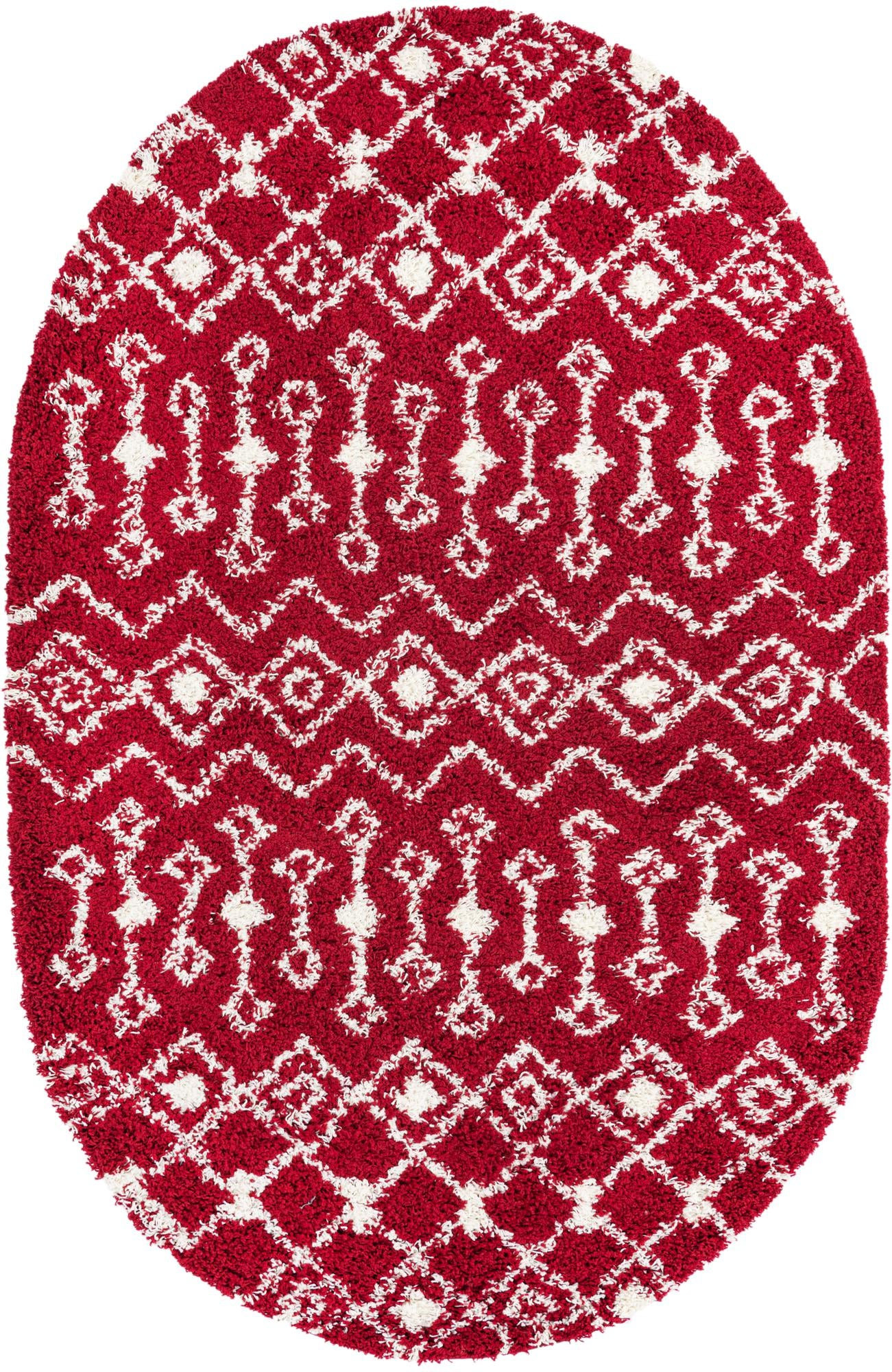 5' 3 x 8' Bayley · Chevron Shag Rug