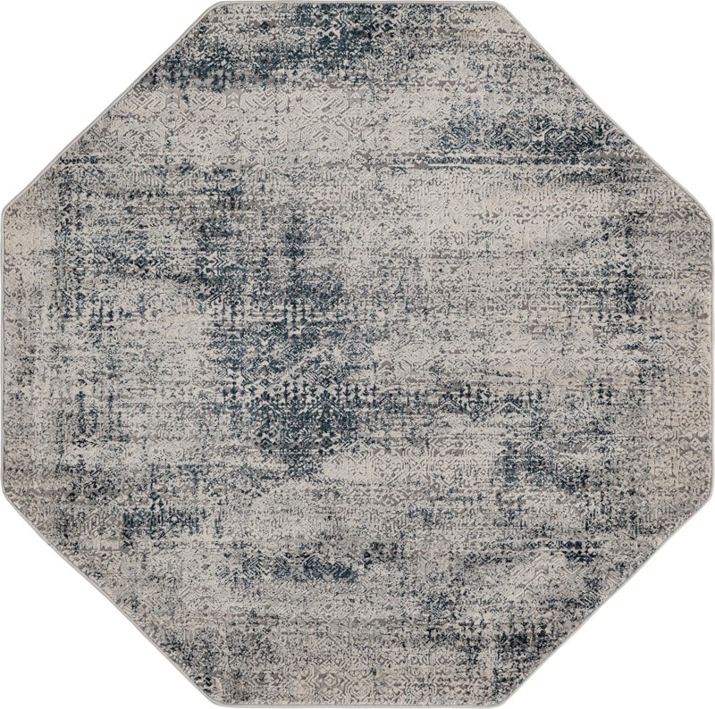 Pryor · Abstract rug, blue