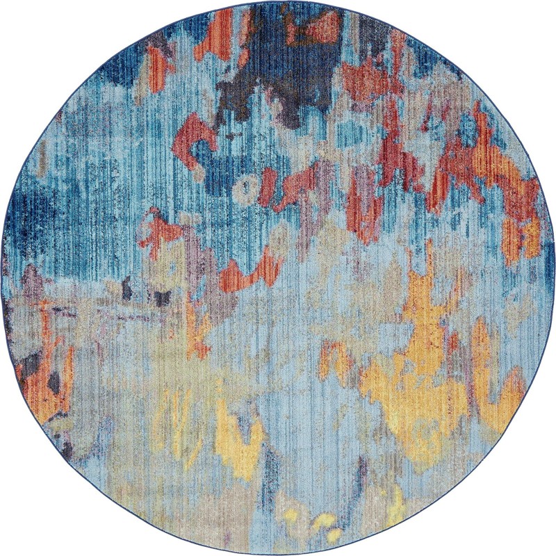 8' x 8' Cadence · Abstract rug