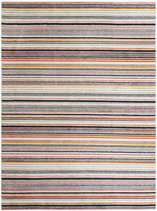 9' 10 x 13' Agnes · Lines rug, ivory