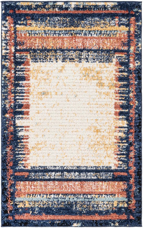 3' 3 x 5' 3 Cardew · Border rug, multi