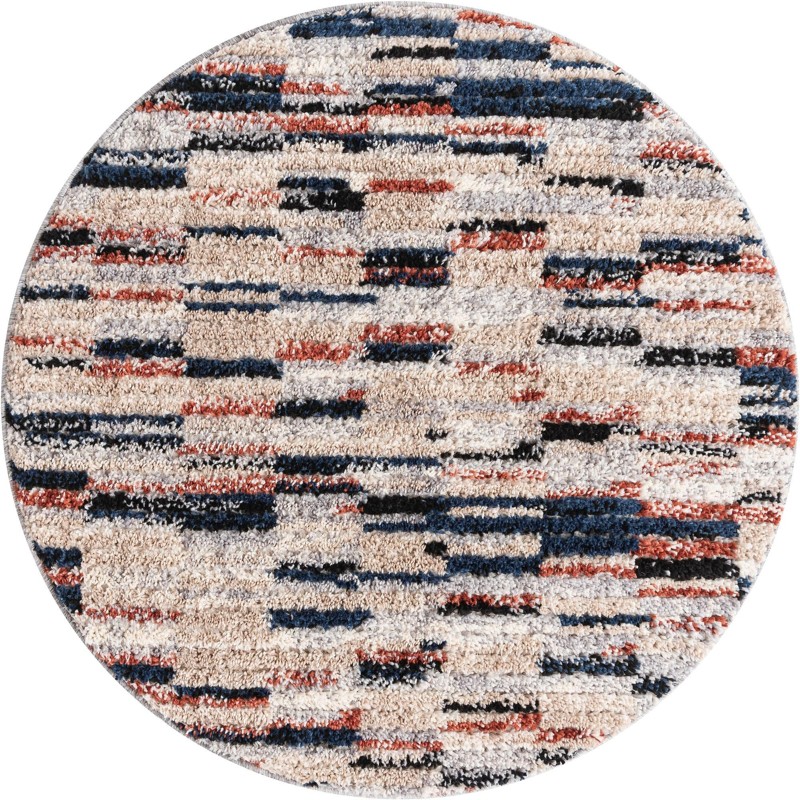 3' x 3' Keystone · Abstract rug, multi