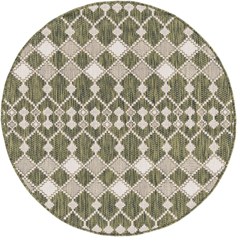 4' x 4' Ramsden · Diamond Outdoor Rug, green