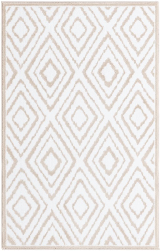 3' 3 x 5' 3 Brattleboro · Diamond rug, snow white