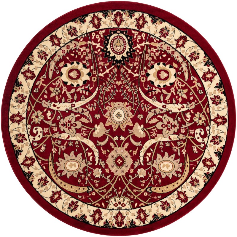 Akers · Persian rug, red and cream