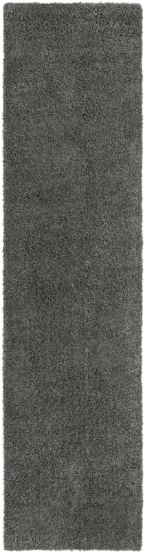 2' 7 x 10' Calvert · Solid Shag Rug, smoke gray