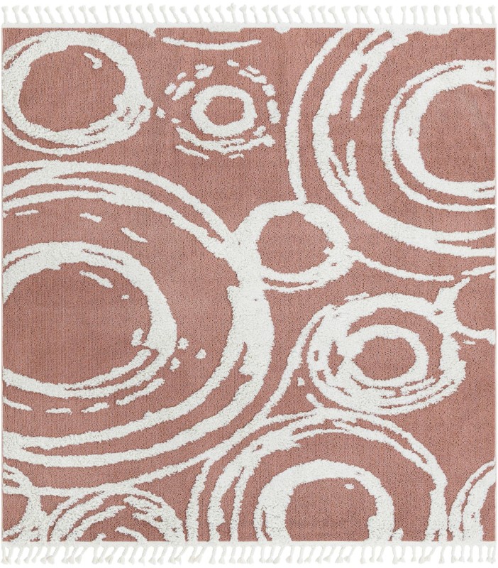 Beech · Abstract rug, pink
