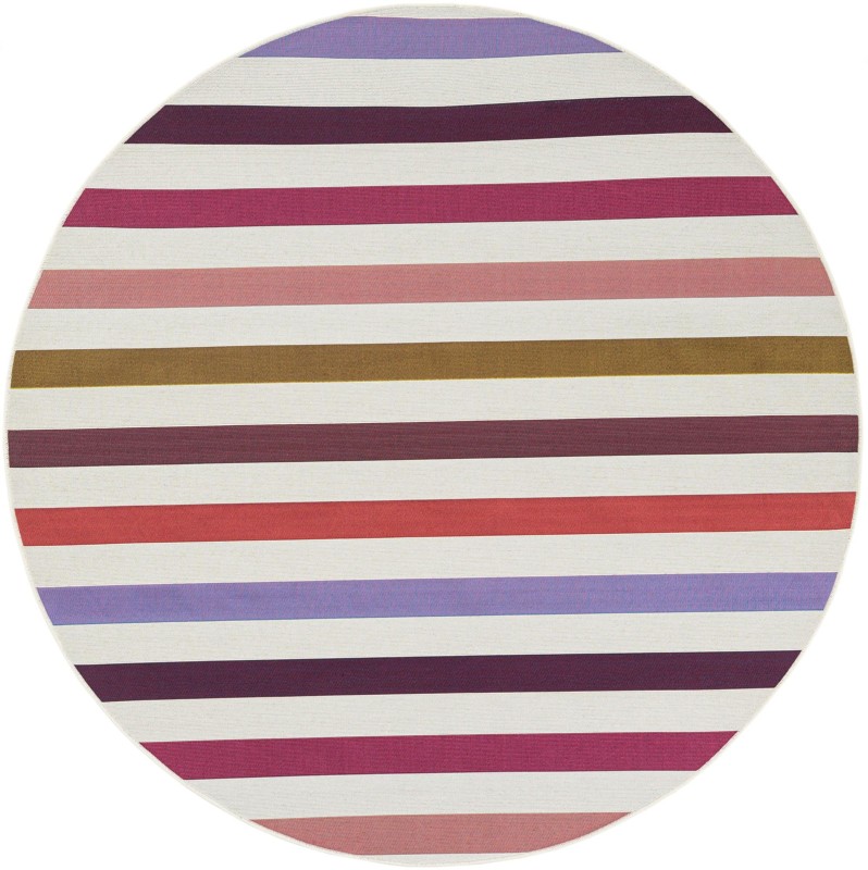 6' x 6' Lomax · Striped Outdoor Rug