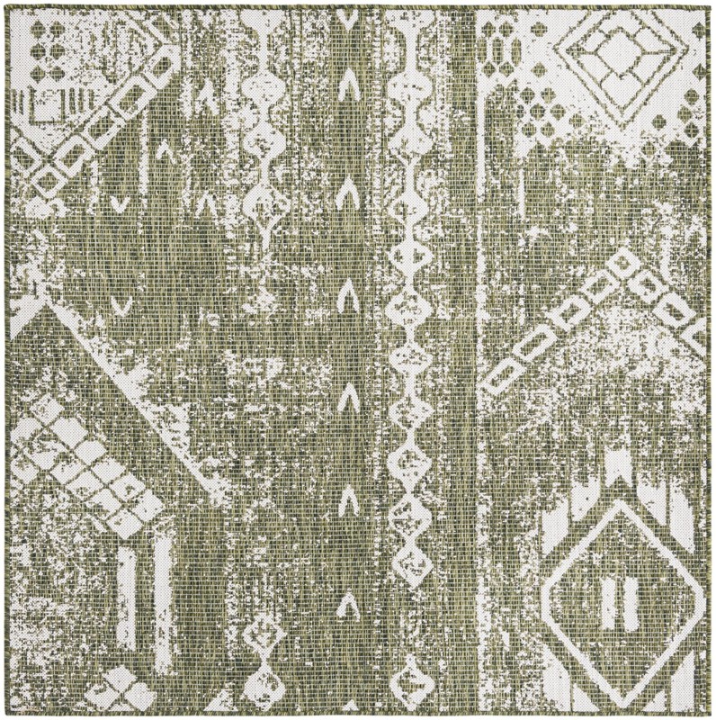 Wildman · Diamond Outdoor Rug, green