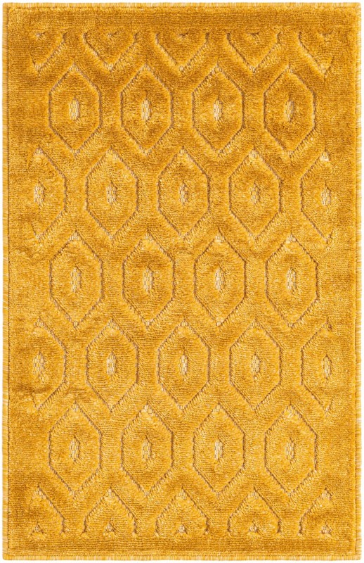 2' x 3' Roanoke · Diamond Outdoor Rug, yellow