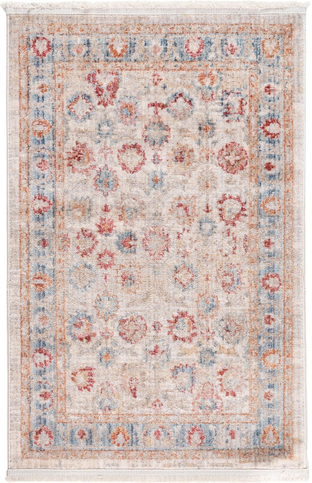 2' 2 x 3' Pettit · Medallion rug, ivory