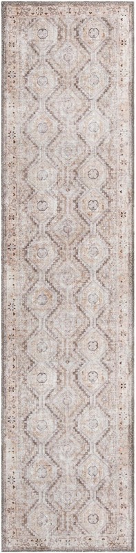 Camber · Diamond lattice rug, beige and brown