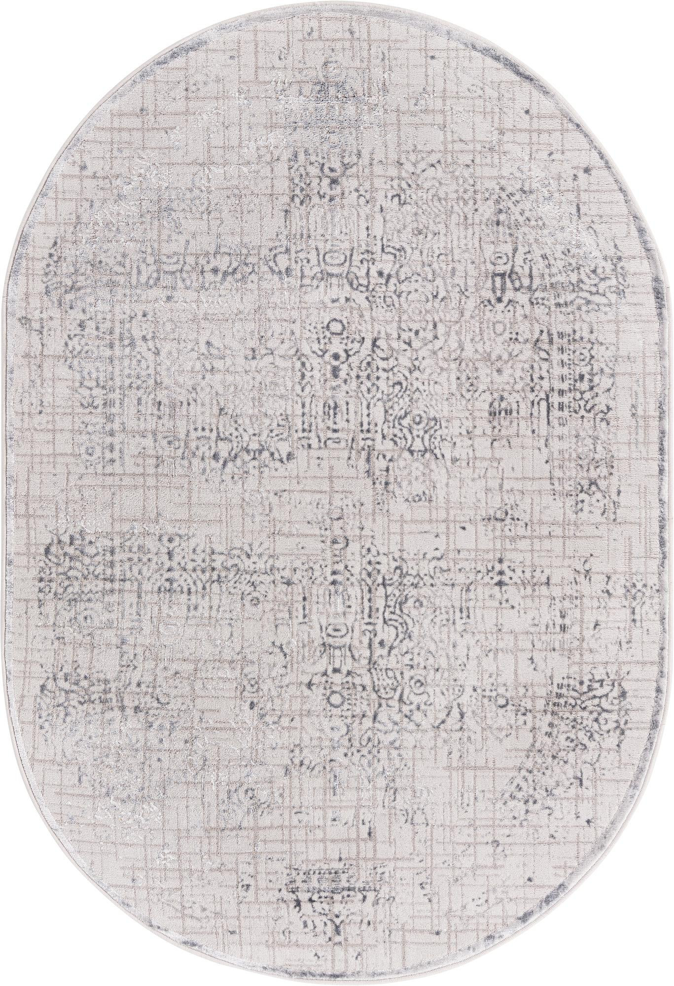 4' x 6' Ardmore · Lines rug, gray