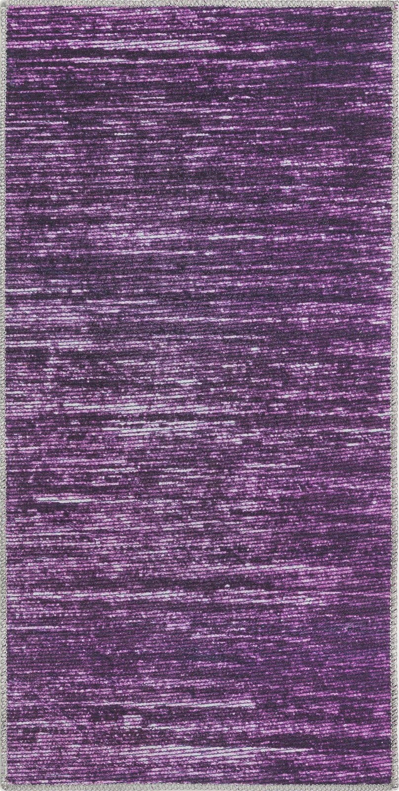 2' x 4' Prewitt · Abstract rug, purple