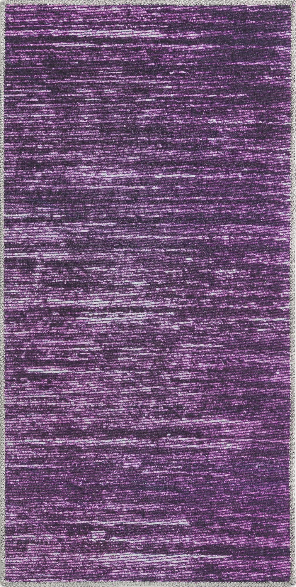 2' x 4' Prewitt · Abstract rug, purple