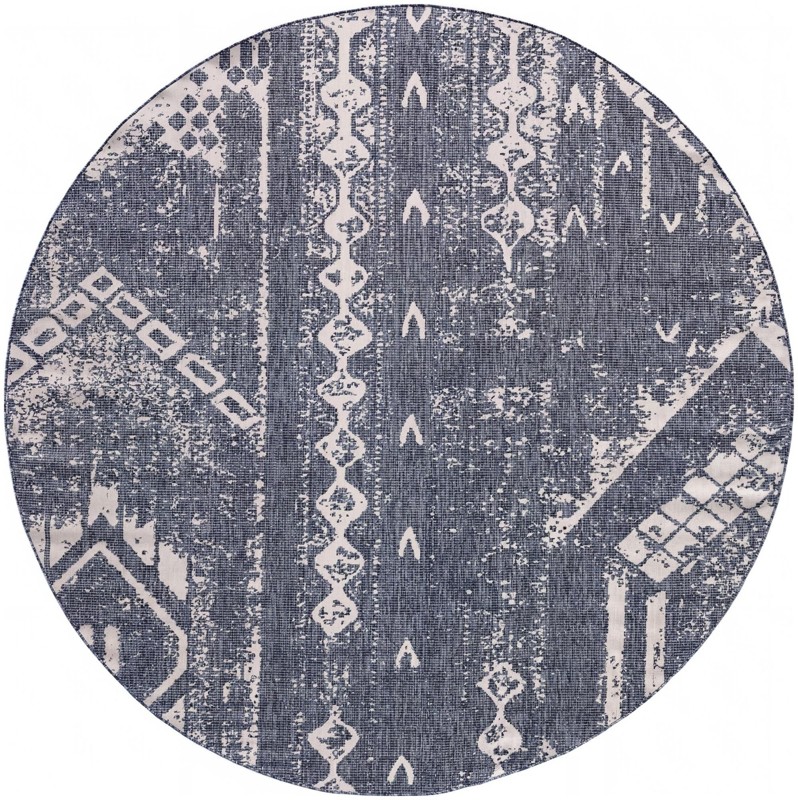 Wildman · Geometric Outdoor Rug, blue