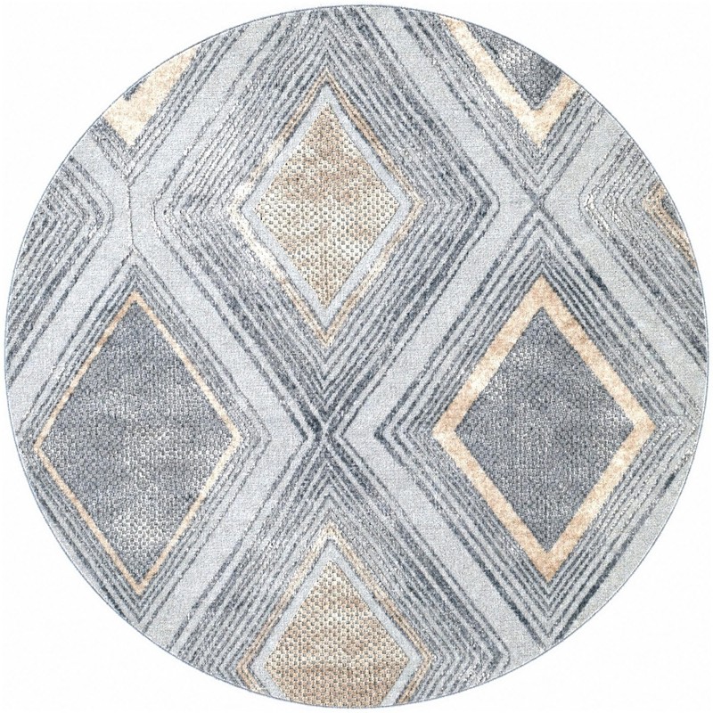 6' x 6' Rollins · Diamond rug
