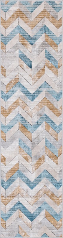 2' 7 x 10' Aldous · Chevron rug