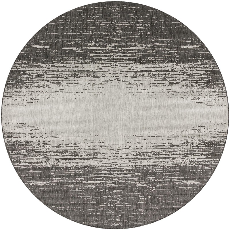 10' 8 x 10' 8 Buell · Abstract Outdoor Rug, charcoal