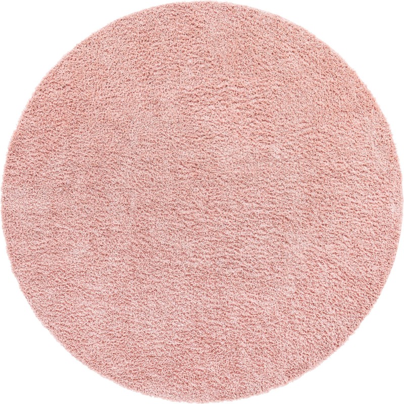 2' x 2' Dunham · Solid Shag Rug, pink
