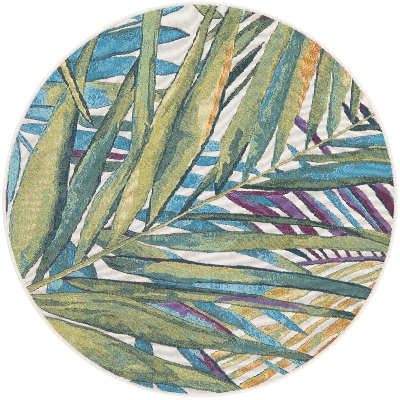 4' x 4' Lomax · Abstract Outdoor Rug
