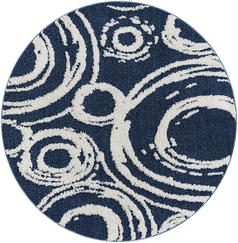 Beech · Abstract rug, blue