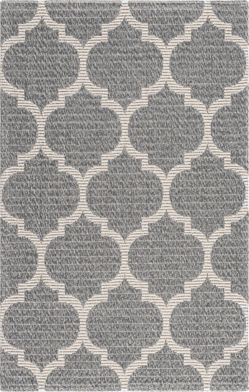 2' 2 x 3' Enid · Lattice rug, anthracite