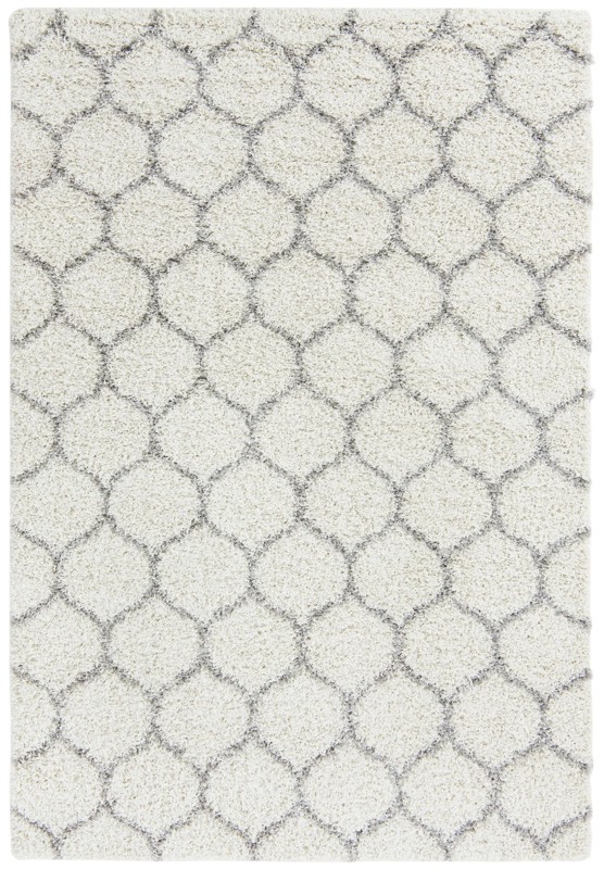 Barnett · Lattice Shag Rug, ivory