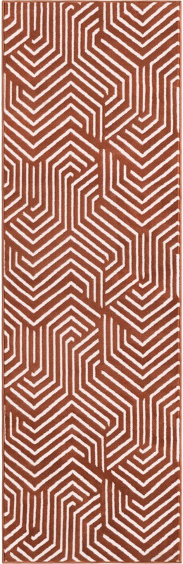 Manning · Geometric rug, dusty pink