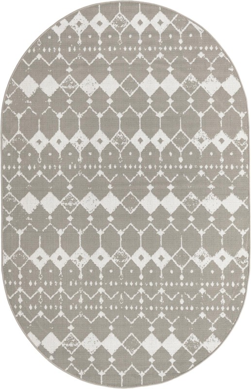 5' 3 x 8' Stowe · Diamond Outdoor Rug, gray
