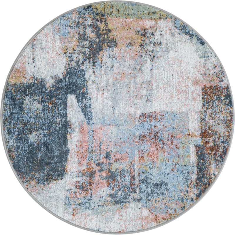 3' 3 x 3' 3 Colston · Abstract Washable Rug, multi