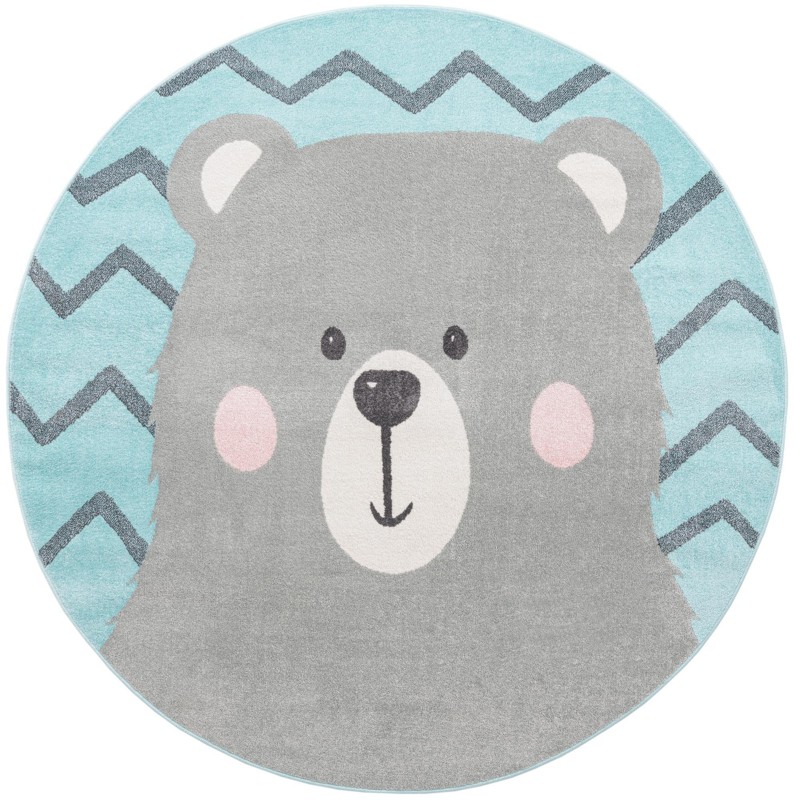 Bagley · Chevron rug, blue
