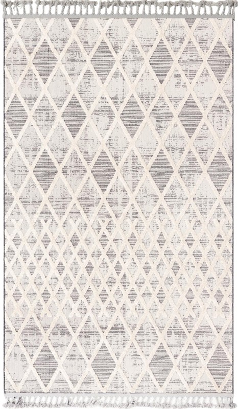 Hamish · Diamond rug, gray