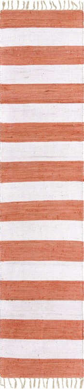 2' 7 x 12' Flagstaff · Striped Chindi Rug