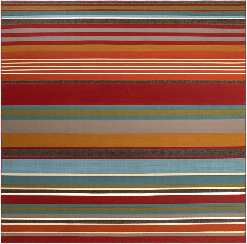 10' x 10' Duncan · Striped Outdoor Rug