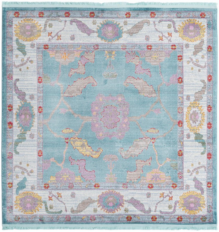 5' 5 x 5' 5 Pope · Border rug