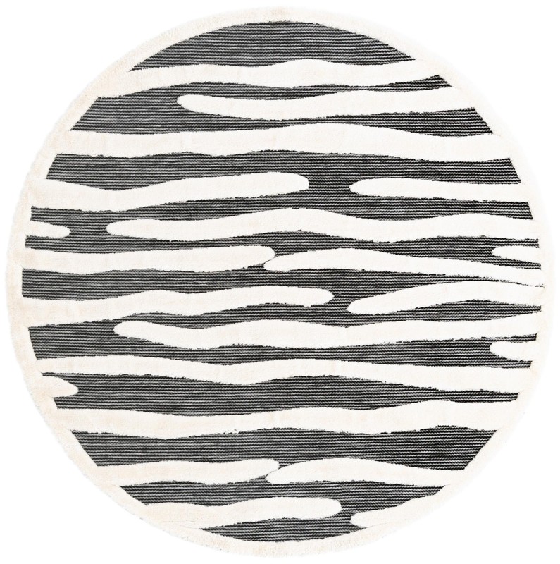 7' 10 x 7' 10 Villiers · Abstract rug, gray