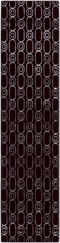 Renwick · Geometric rug, black and silver