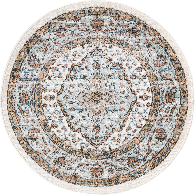 Gideon · Border rug, ivory