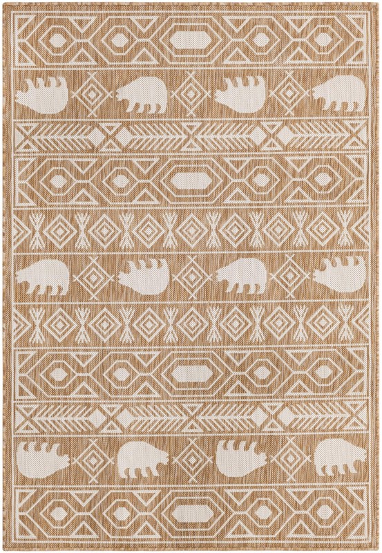 4' x 6' Ralston · Geometric Outdoor Rug, taupe