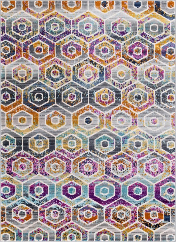 Beckett · Geometric rug, multi