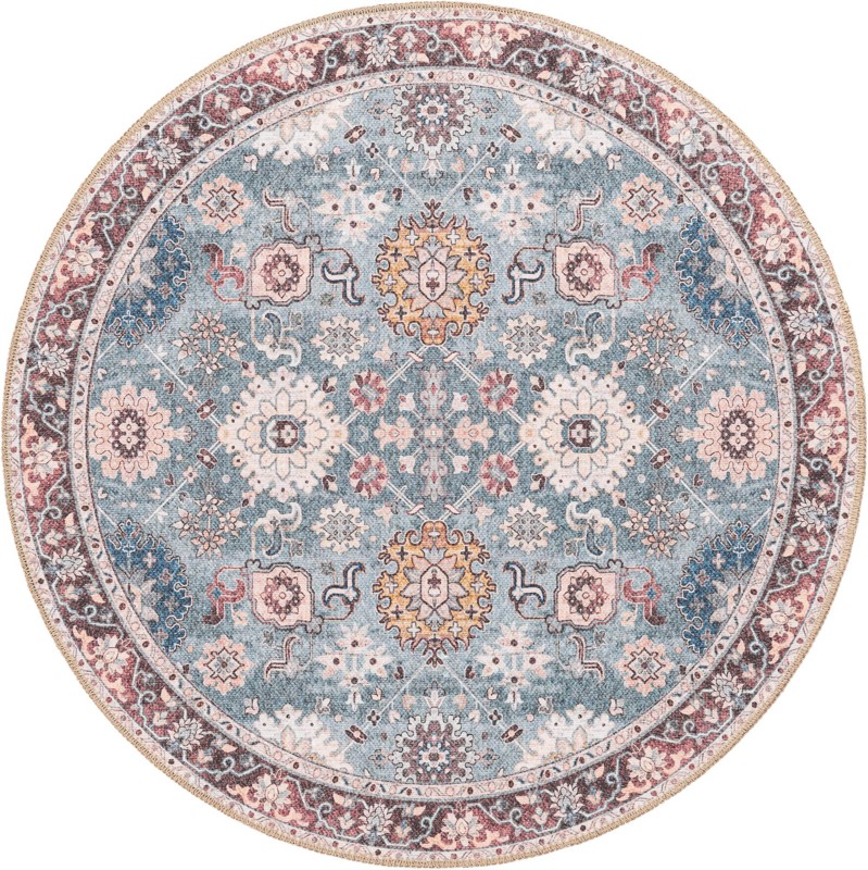 3' 6 x 3' 6 Carden · Washable Rug, green