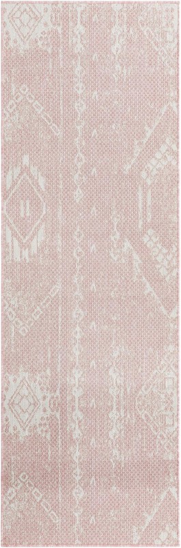 2' x 8' Wildman · Diamond Outdoor Rug, pink