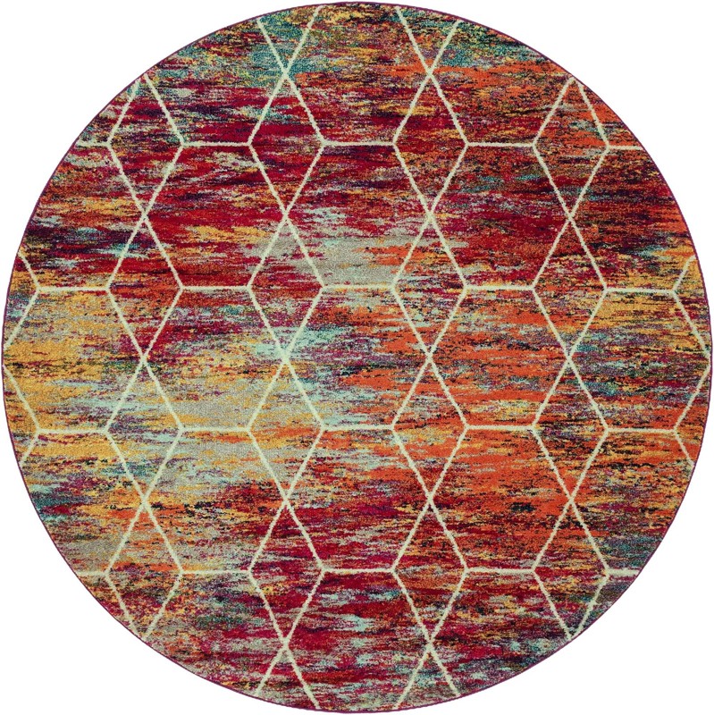7' 10 x 7' 10 Galloway · Abstract rug