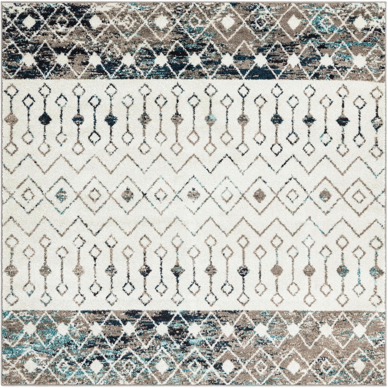 6' x 6' Vernon · Border rug