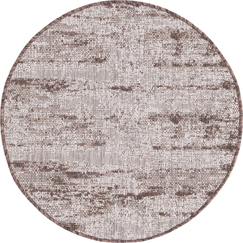 Henley · Abstract Outdoor Rug, brown