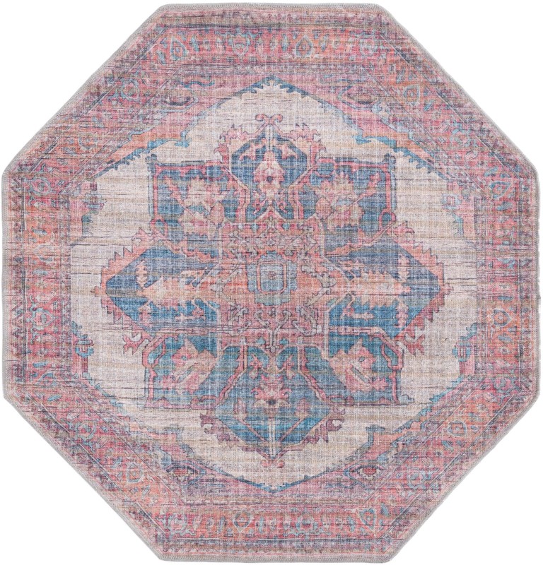 5' 3 x 5' 3 Hinton · Medallion Washable Rug