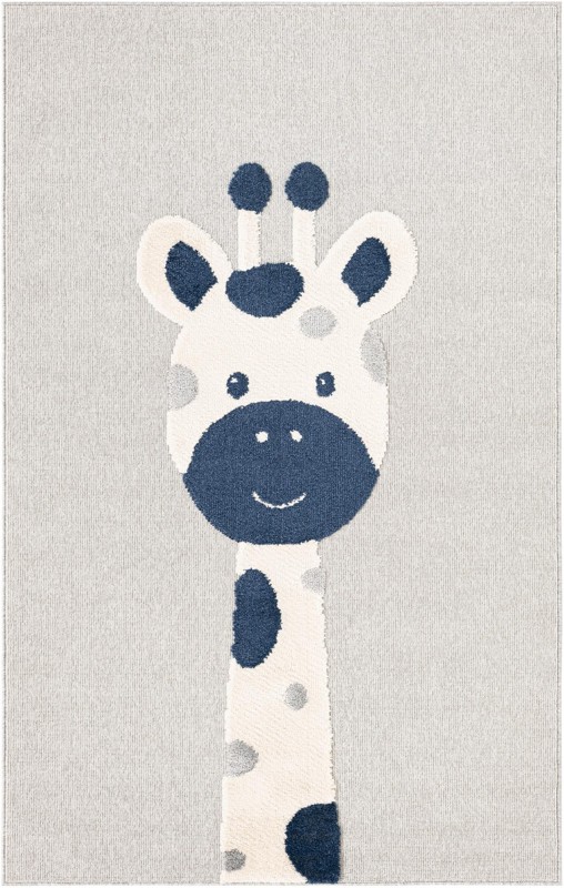 5' 3 x 8' Lorimer · Animal print rug, gray